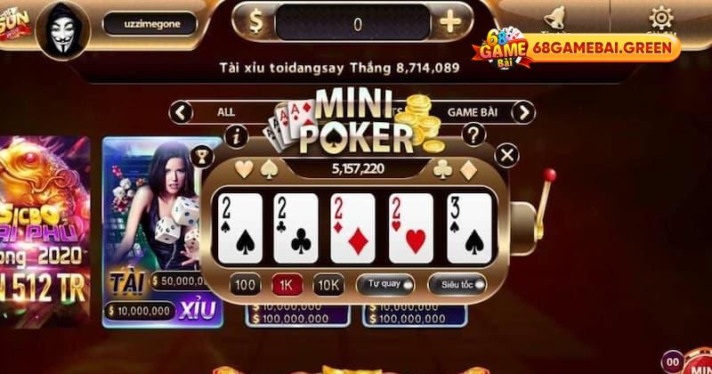 Cách Chơi Mini Poker 68 Game Bài: Bí Quyết Để Thắng Lớn 1 Mini Poker 68 Game Bài