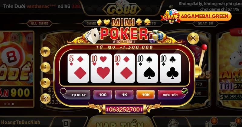 Cách Chơi Mini Poker 68 Game Bài: Bí Quyết Để Thắng Lớn 2 hướng dẫn Mini Poker 68 Game Bài