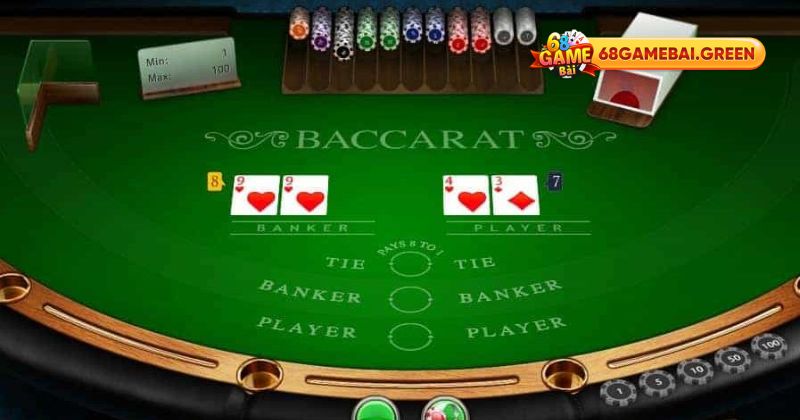 Quy tắc chơi Baccarat tại 68 Game Bài